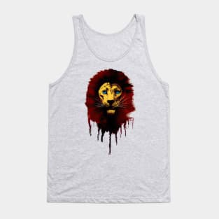 Rebel Lion (Yellow) Tank Top